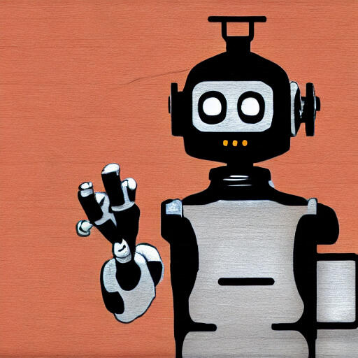 robot art banksy