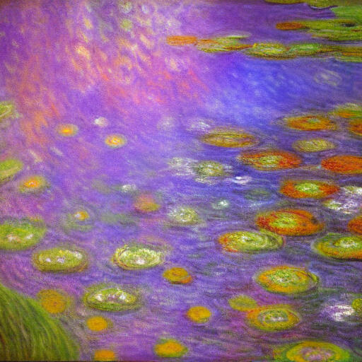 flowers monet style