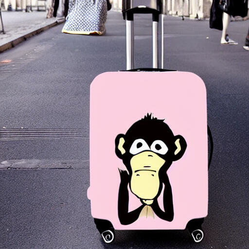 monkey luggage paris