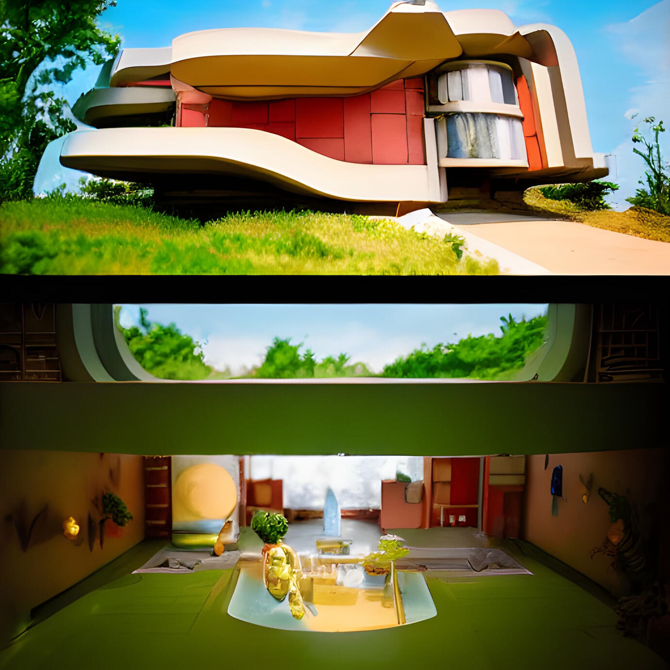 future home with backyard swimming pool