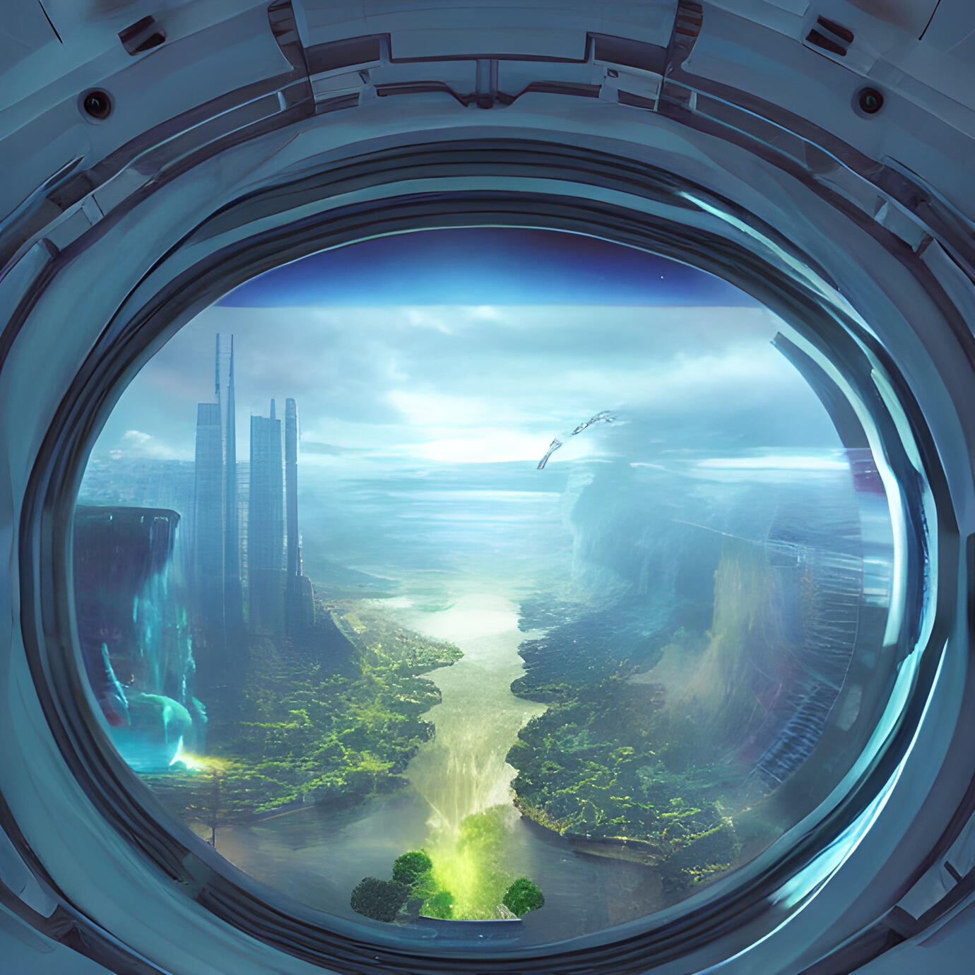 alien planet viewed thtouhj