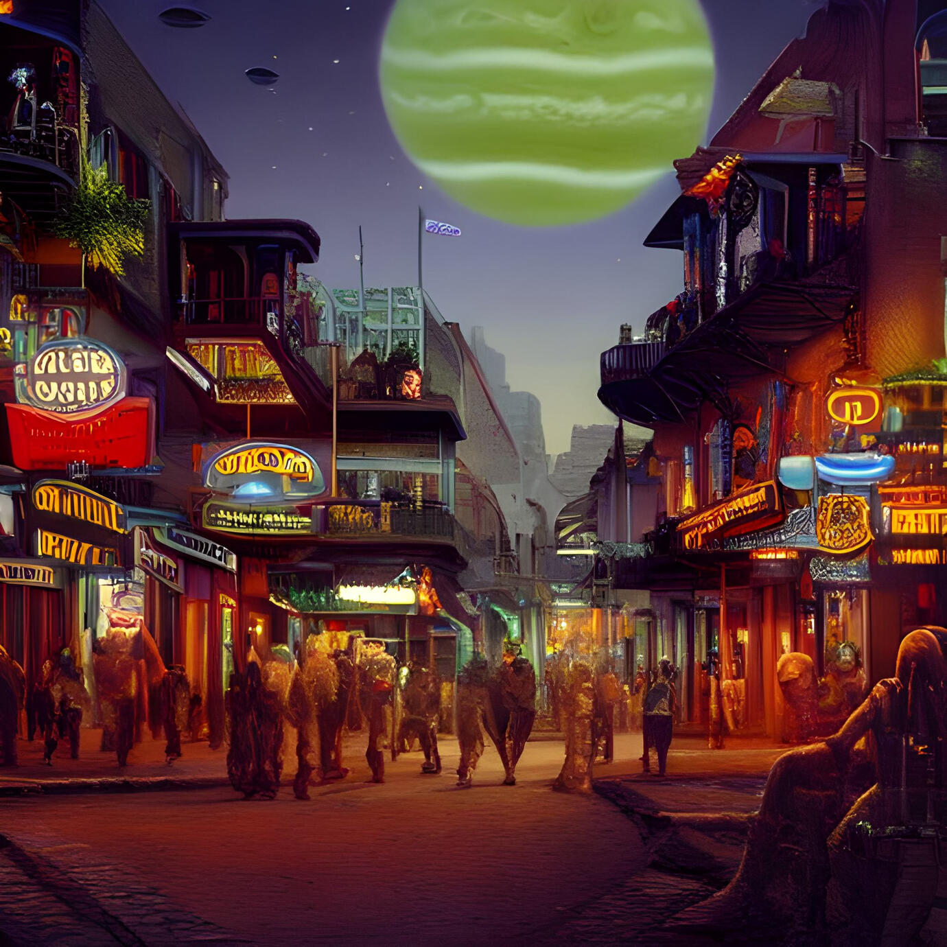 bourbon street in space
